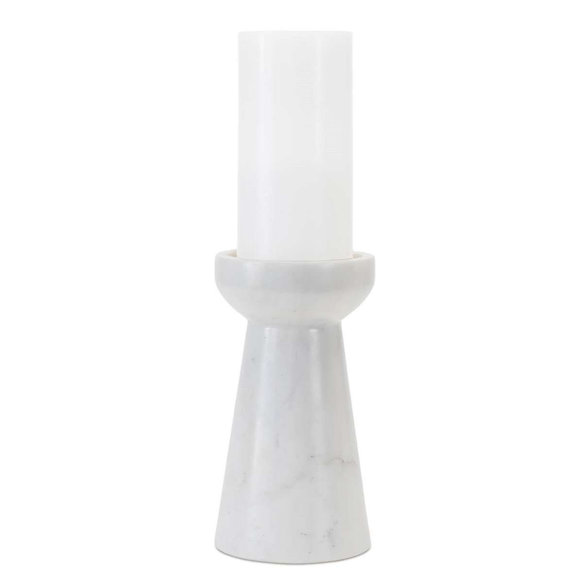 Modern Marble Candle Holder (Set of 2) -Ship Only