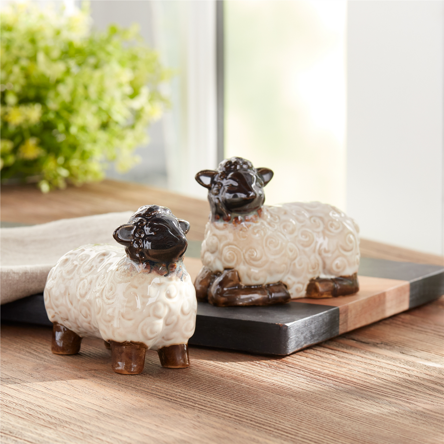 Mini Sheep Figurine (Set of 6) -Ship Only