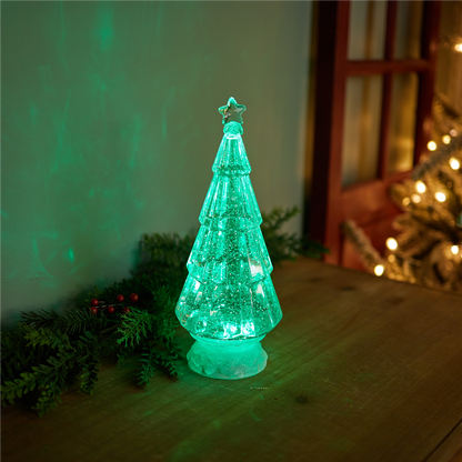 Green LED Christmas Tree 12"H