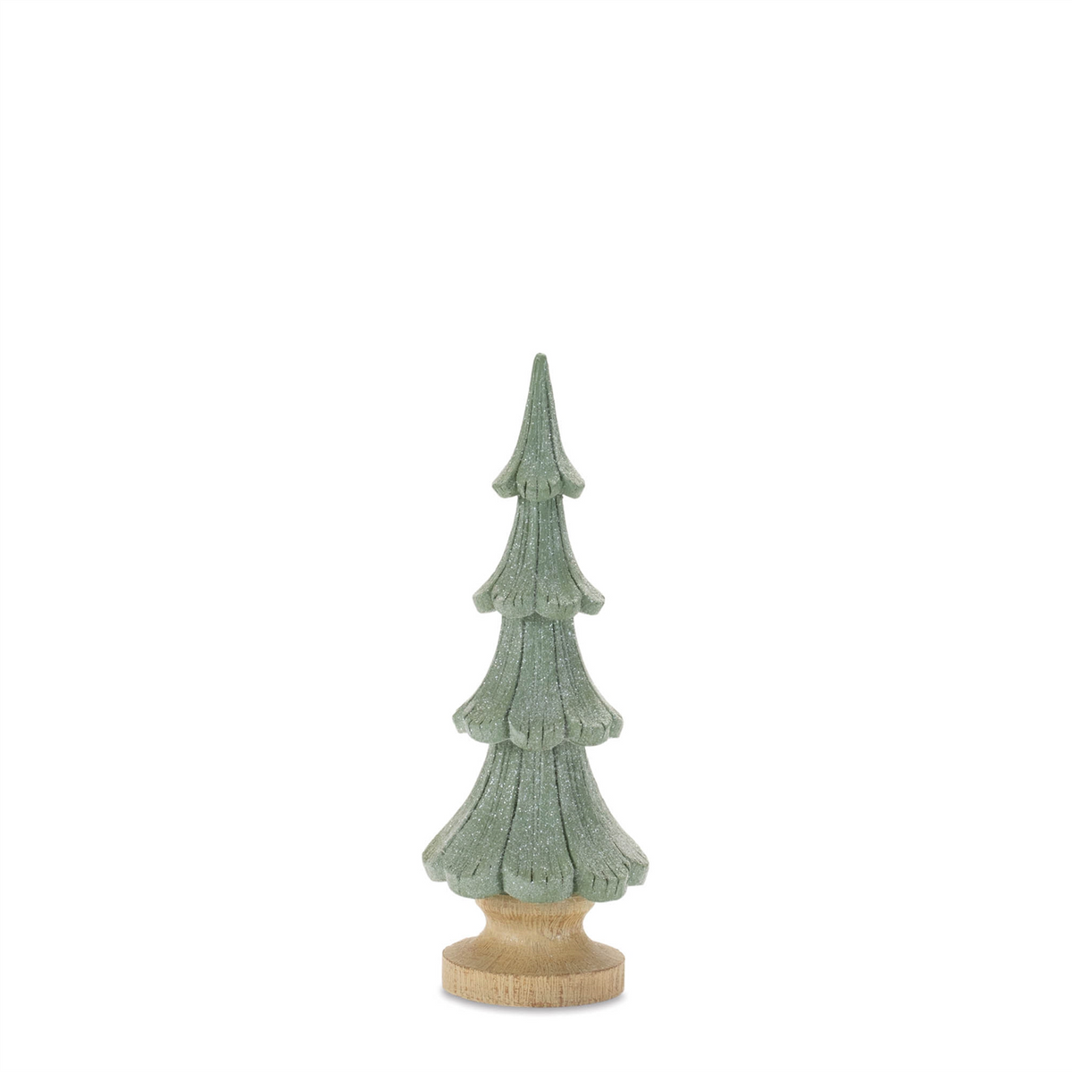 Glittered Pine Tree (Set of 3)