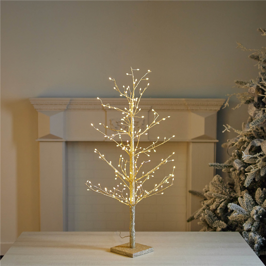 Gold LED Twig Tree 36"H -Ship Only
