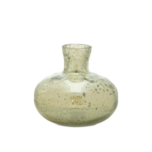 Bubbled Glass Bud Vase (Set of 3) -Ship Only