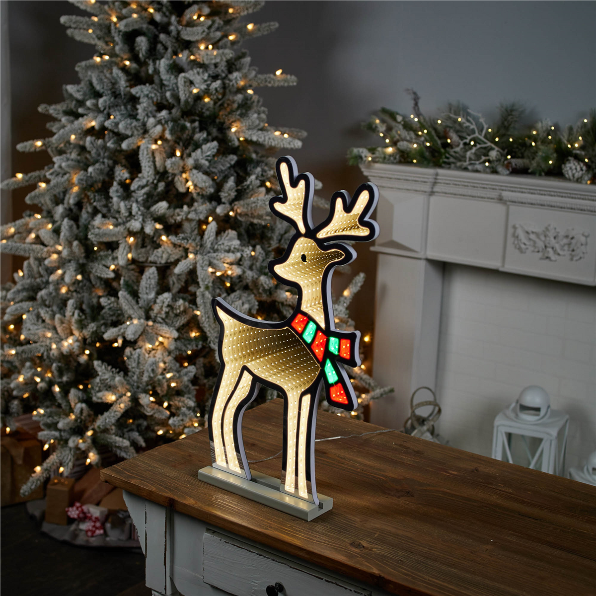 Deer with Scarf Ekkolight 23.5"H -Ship Only