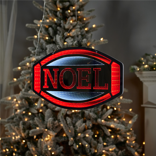 "Noel" Holiday Ekkolight Sign 15.74"L -Ship Only