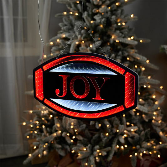"Joy" Holiday Ekkolight Sign 15.74"L -Ship Only