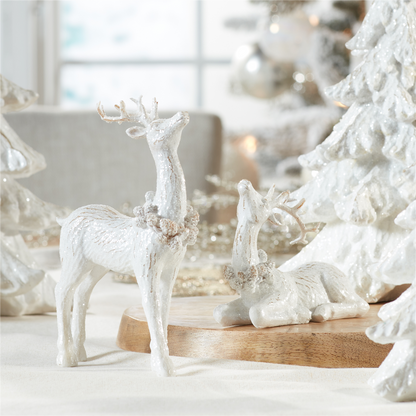 Winter Deer Figurine (Set of 4)