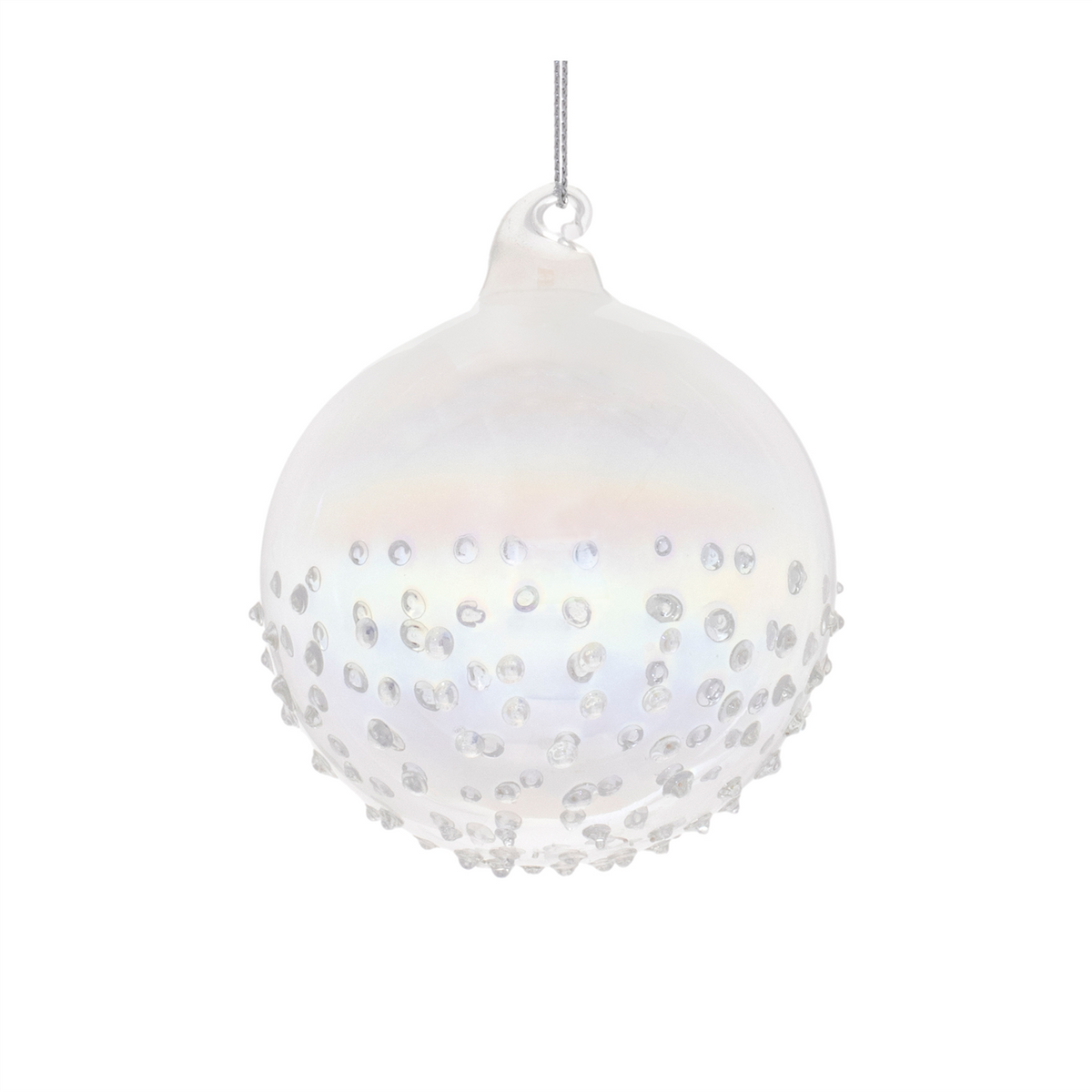 Ball Ornament (Set of 12) 3"D, 4"D Glass -Ship Only