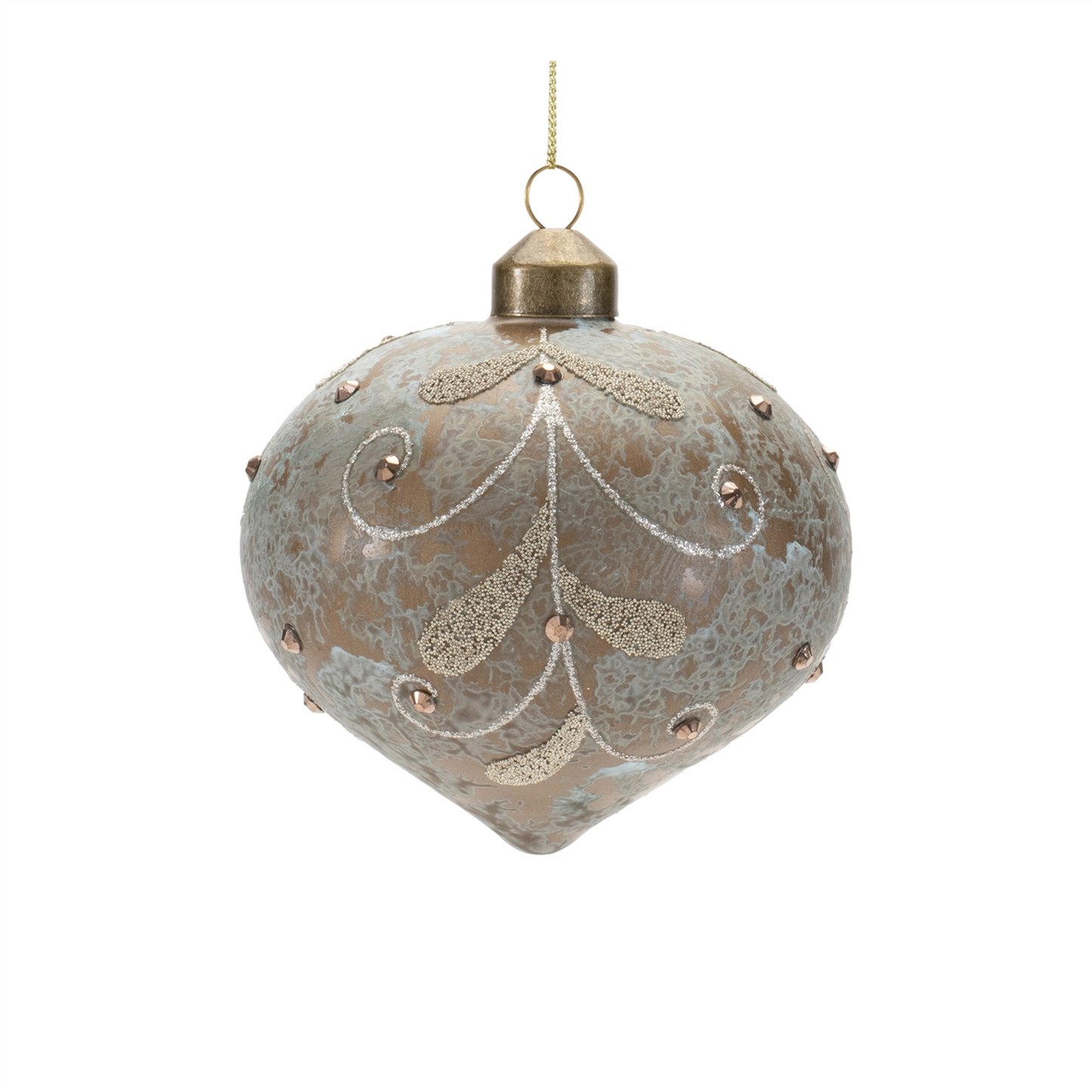 Beaded Glass Ornament (Set of 12)