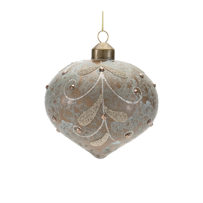 Beaded Glass Ornament (Set of 12)