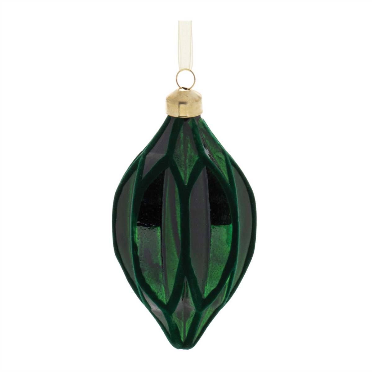 Ornament (Set of 12) 3"D, 3.5"H, 5"H Glass -Ship Only