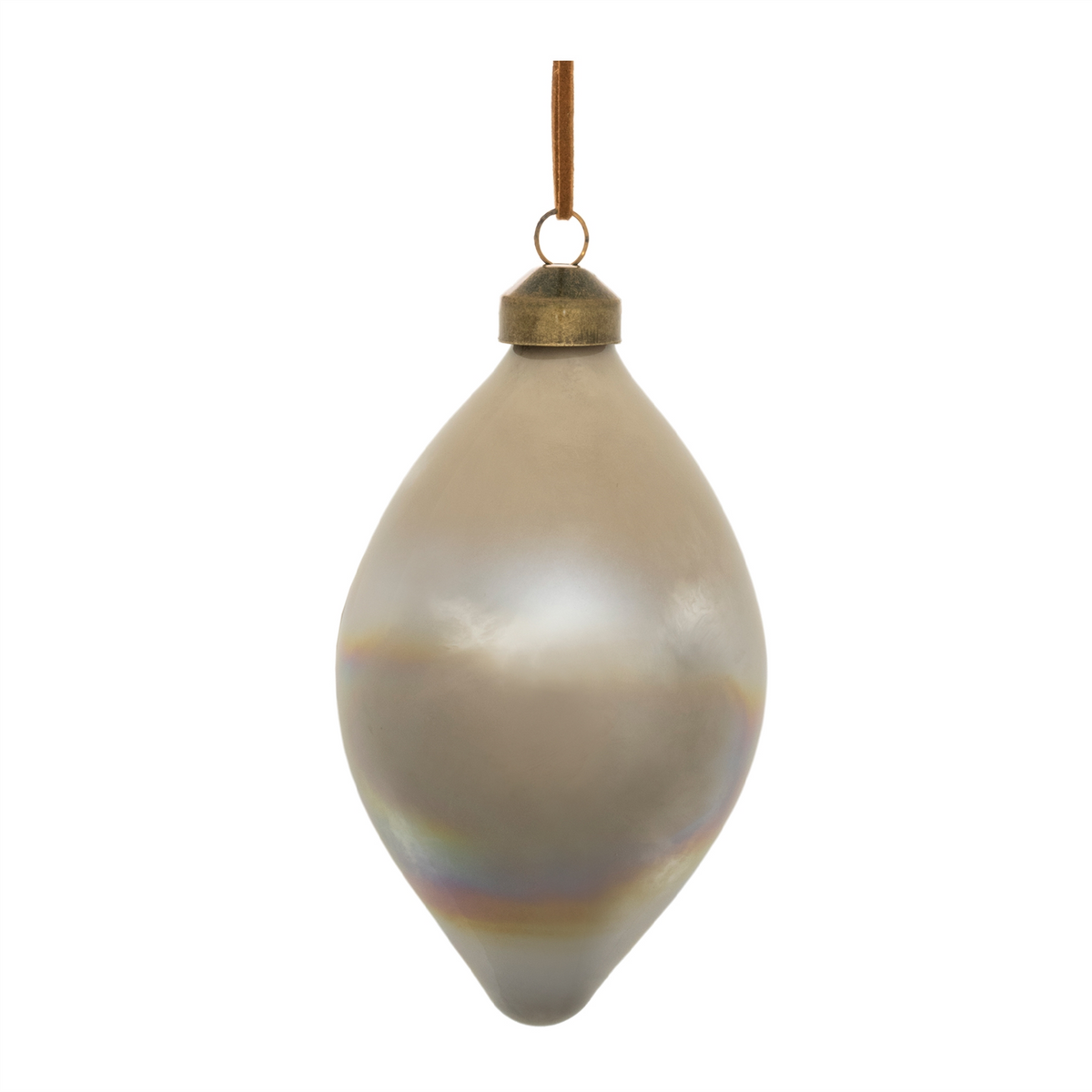 Ornament (Set of 6) 4"D, 4"H, 6"H Glass -Ship Only