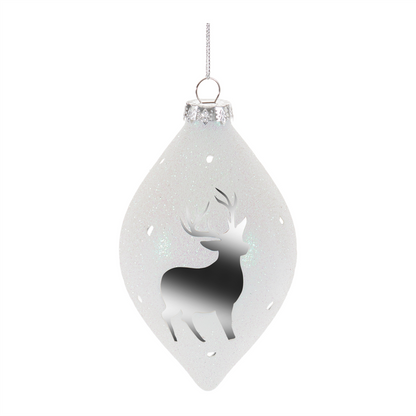 Ornament (Set of 6) 4"D, 5"H Glass