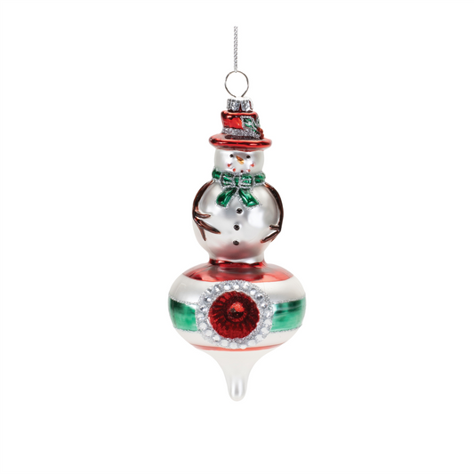 Snowman Drop Ornament (Set of 12)