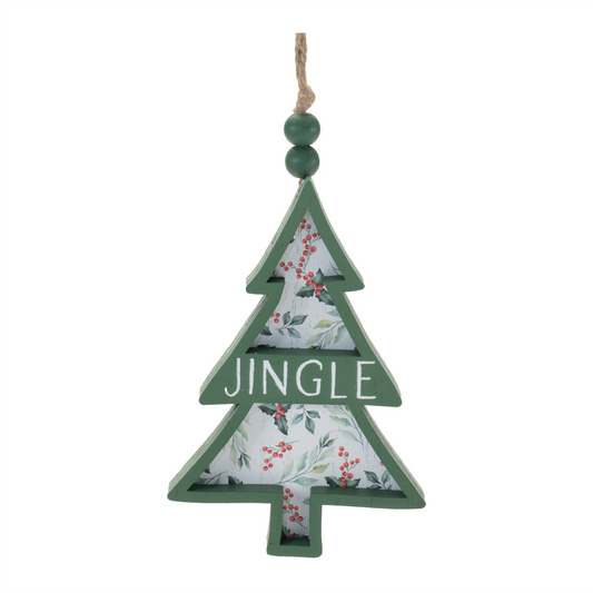Rustic Tree Ornament (Set of 12)