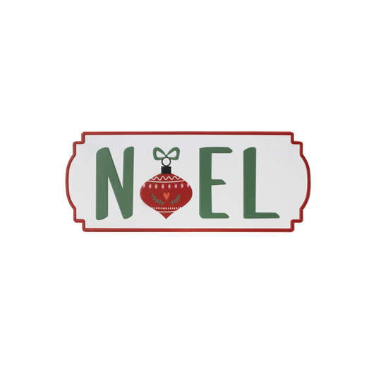 Metal Holiday Sentiment Plaque (Set of 3) -Ship Only
