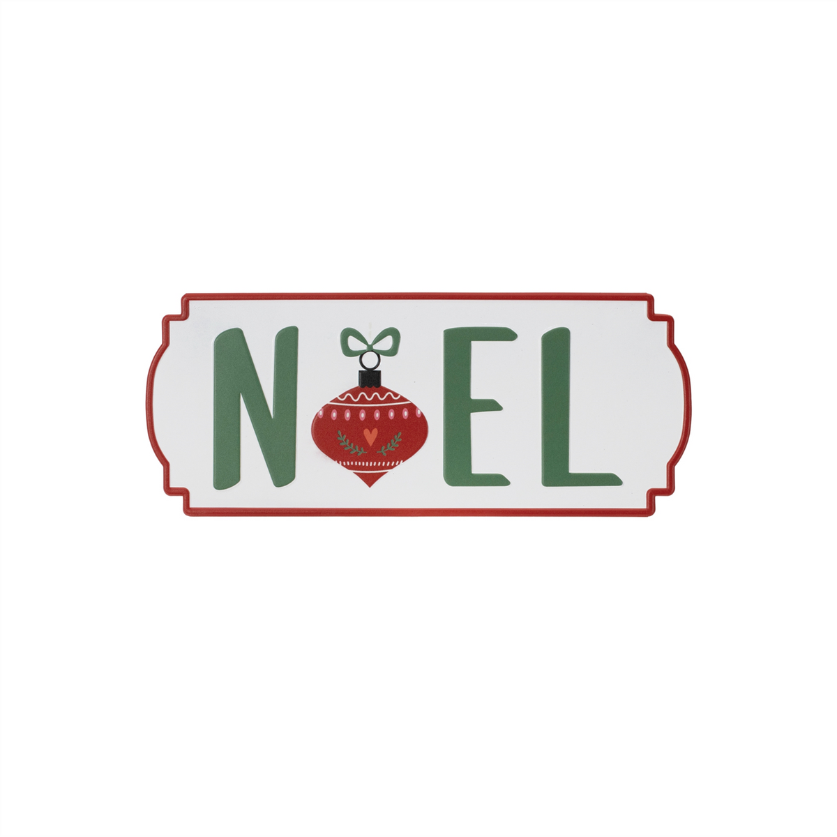 Metal Holiday Sentiment Plaque (Set of 3)
