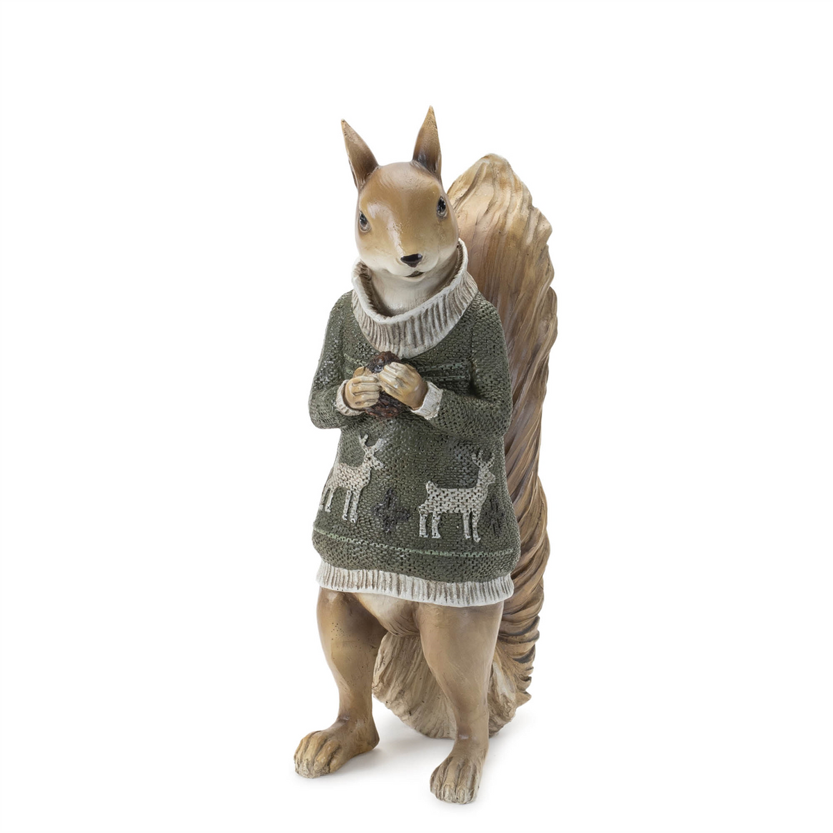 Winter Animal with Sweater Figurine (Set of 3)