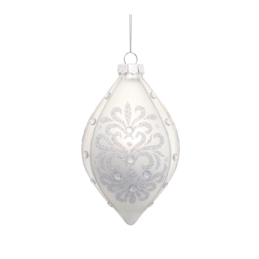 Glittered Ornaments (Set of 6)