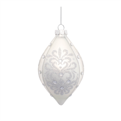 Glittered Ornaments (Set of 6)
