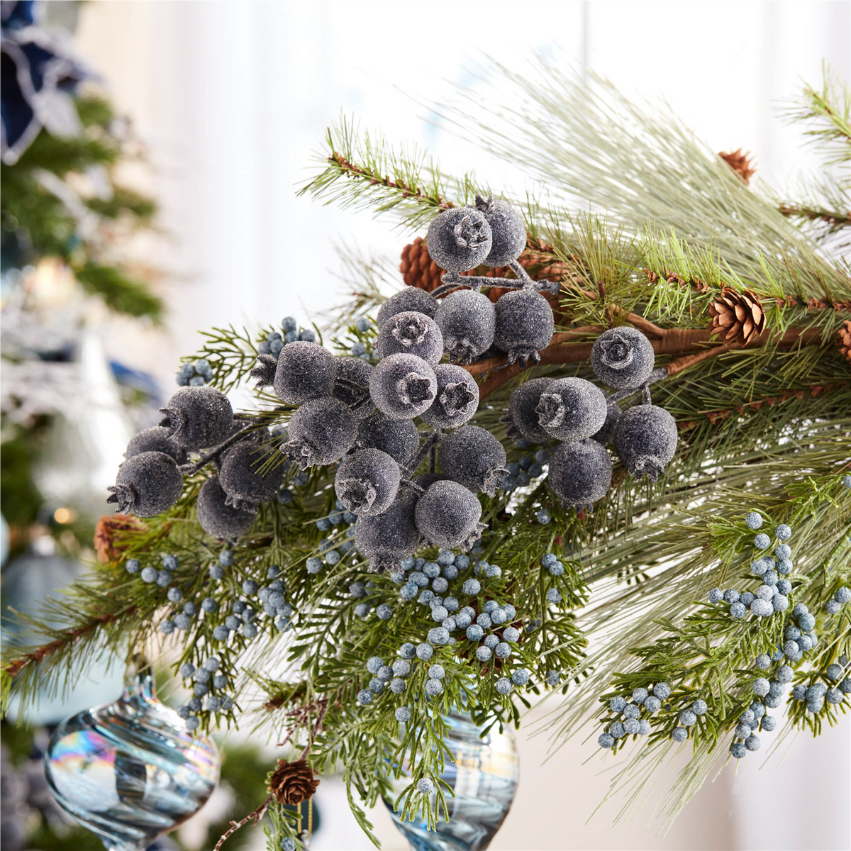 Beaded Berry Spray (Set of 6)