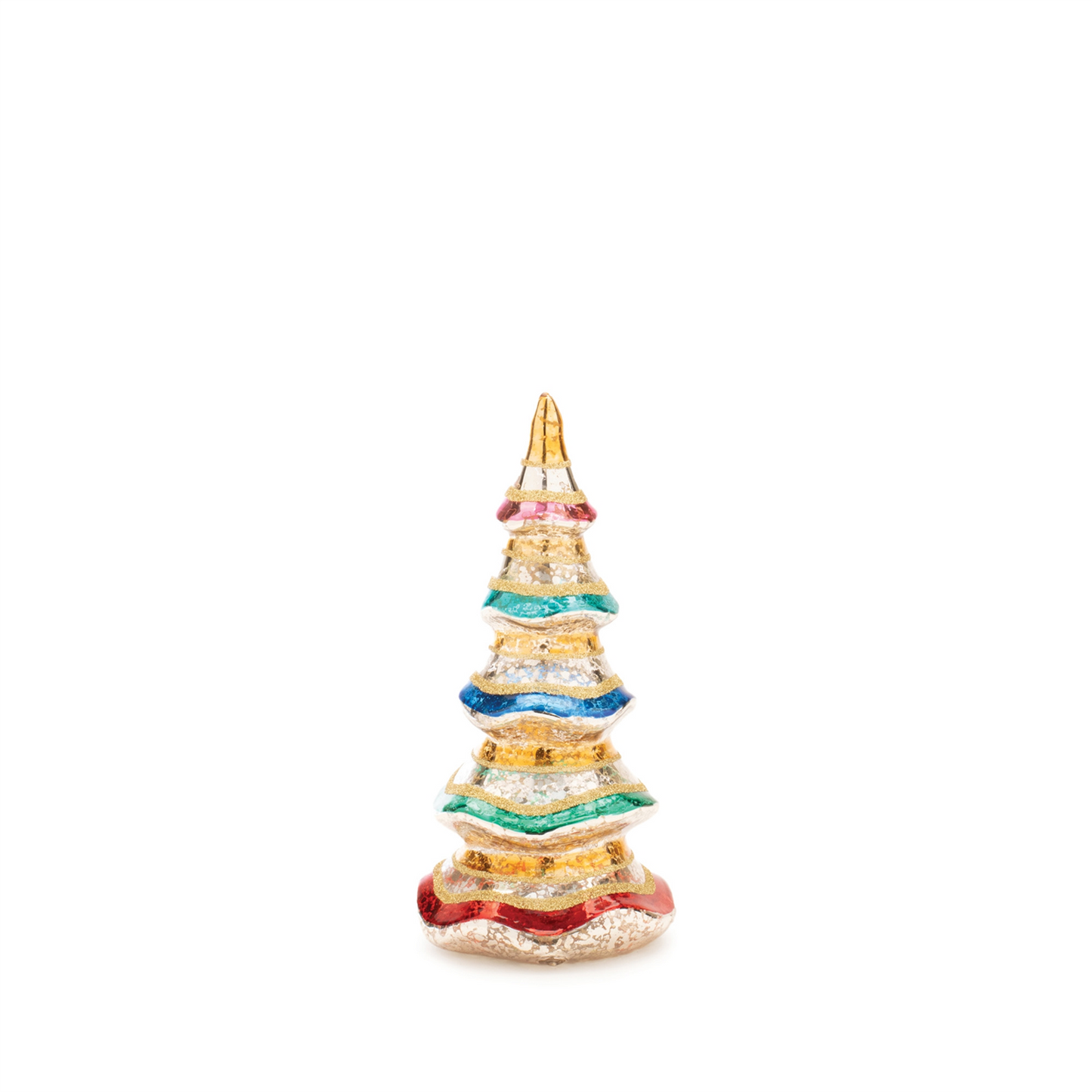 Multicolor Mercury Glass Pine Tree (Set of 3)