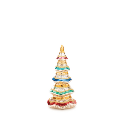 Multicolor Mercury Glass Pine Tree (Set of 3)