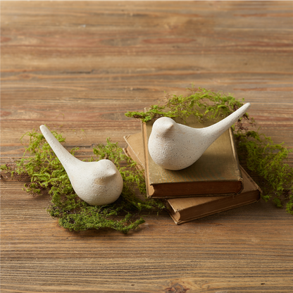 Ceramic Bird Figurine (Set of 4)