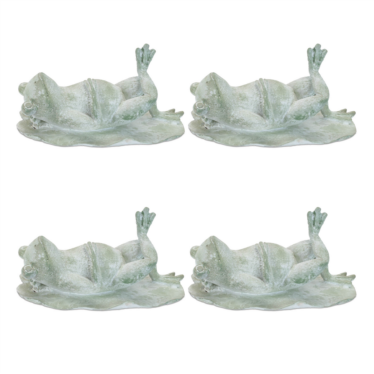 Laying Frog Figurine (Set of 4)