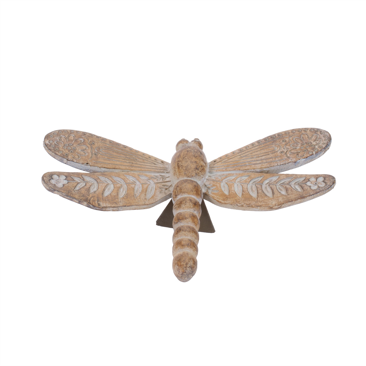 Floral Etched Insect Shelf Sitter (Set of 4) -Ship Only