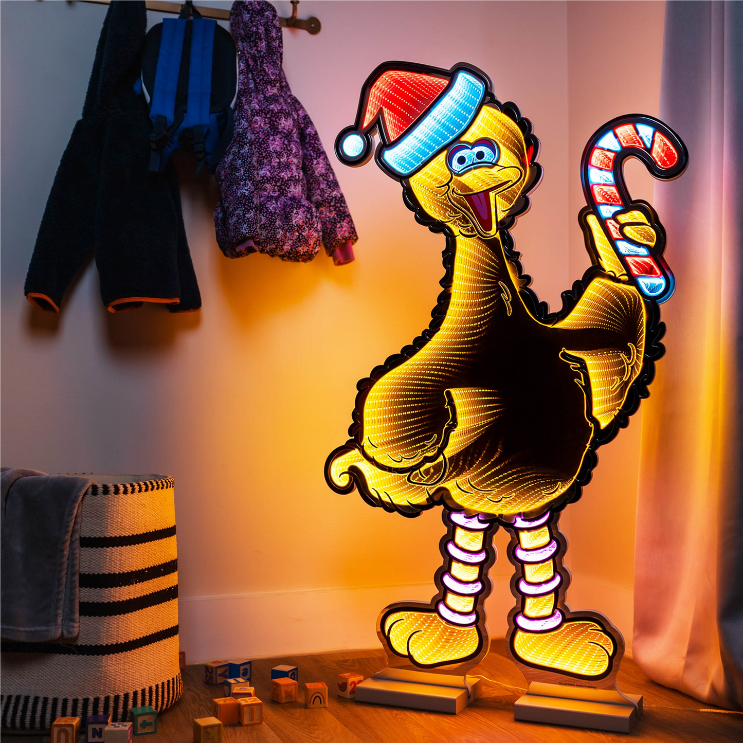 Sesame Street Big Bird Ekkolight 47"H Acrylic UL Plug