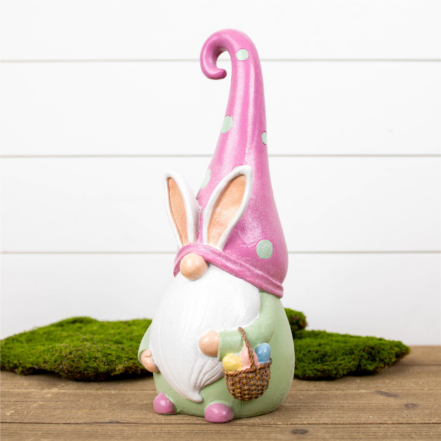 Easter Gnome Figurine 13"H -Ship Only
