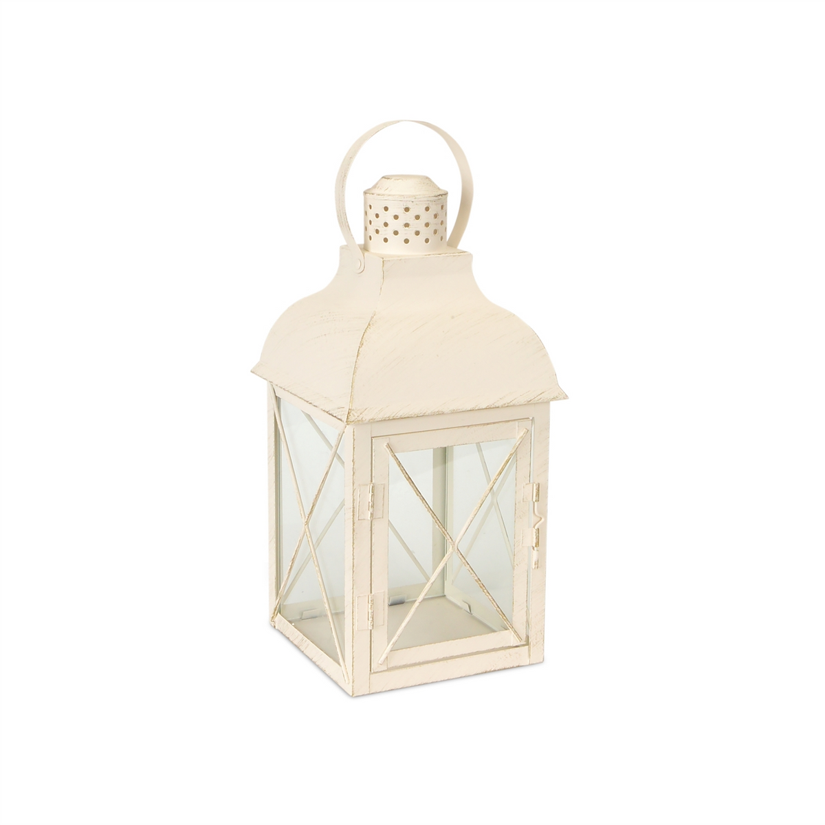 Lantern (Set of 3) 8.5"H, 13.75"H, 18.5"H Metal/Glass -Ship Only