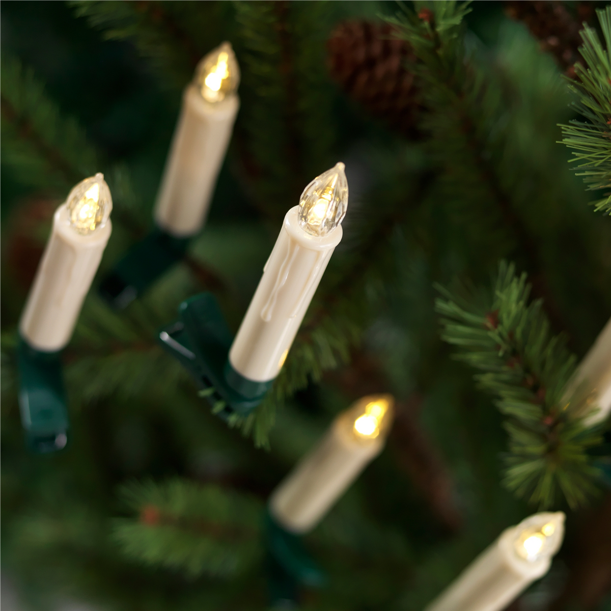 LED Clip on Taper Candle with Remote (Set of 24) -Ship Only