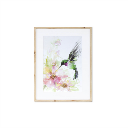 Framed Hummingbird Print (Set of 2) -Ship Only