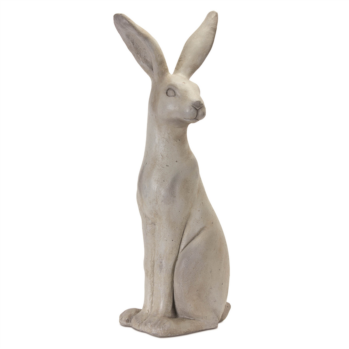 Natural Stone Sitting Rabbit Statue (Set of 2) -Ship Only