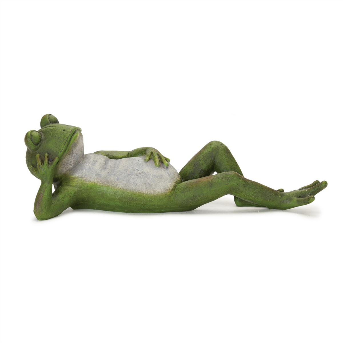 Lounging Garden Frog Figurine (Set of 3) -Ship Only