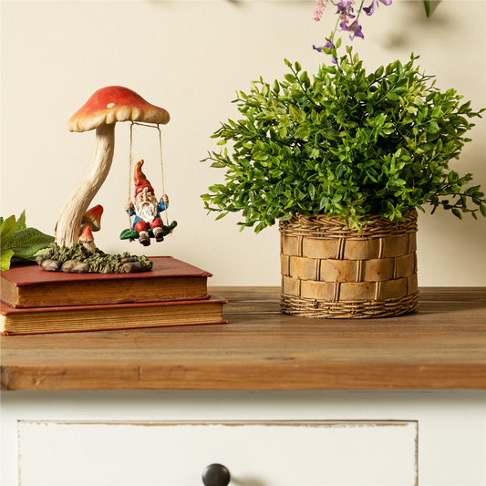 Spring Mini Leaf Foliage Half Orb (Set of 6) -Ship Only