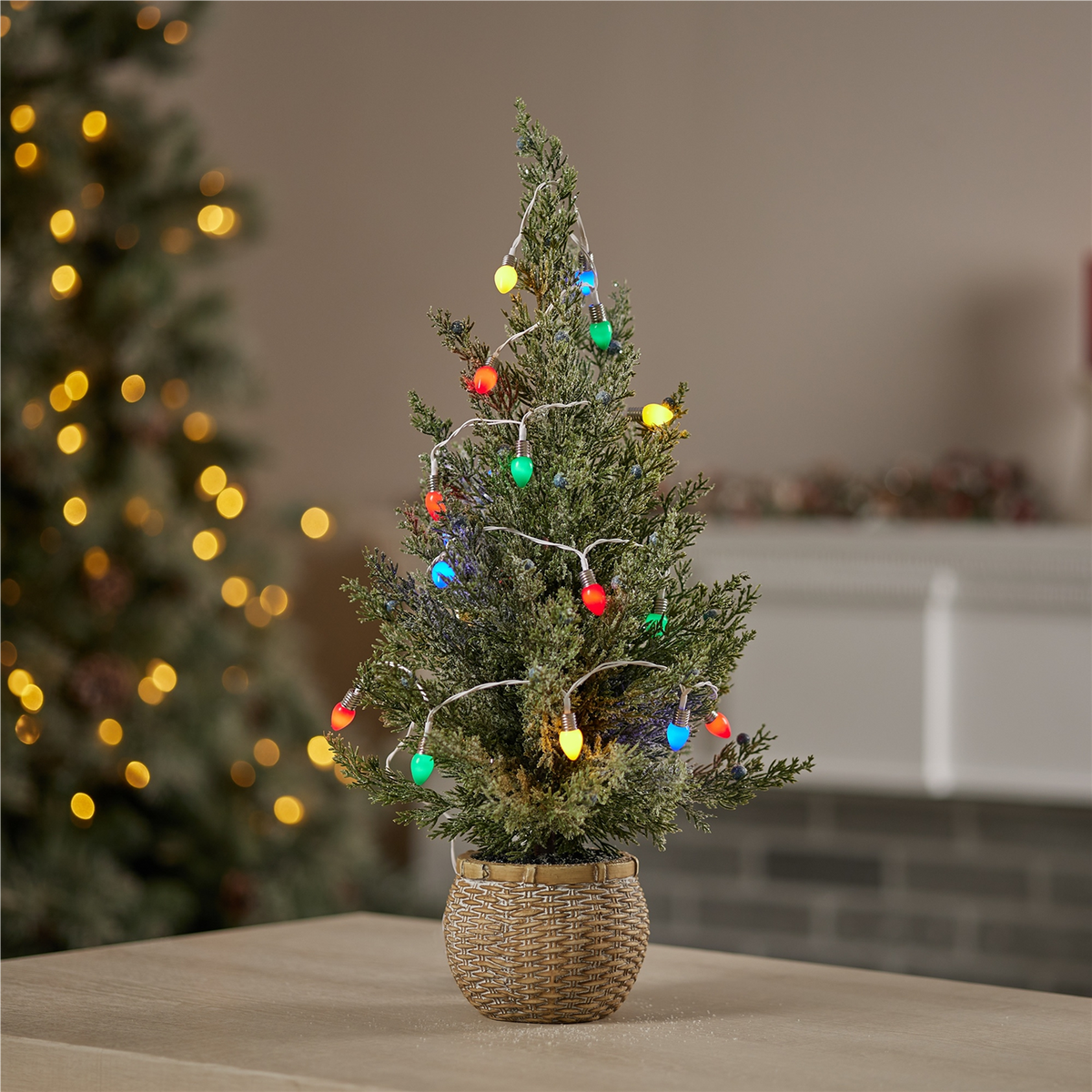 LED Lighted Strand with Classic Bulb Design (Set of 6 Strands)
