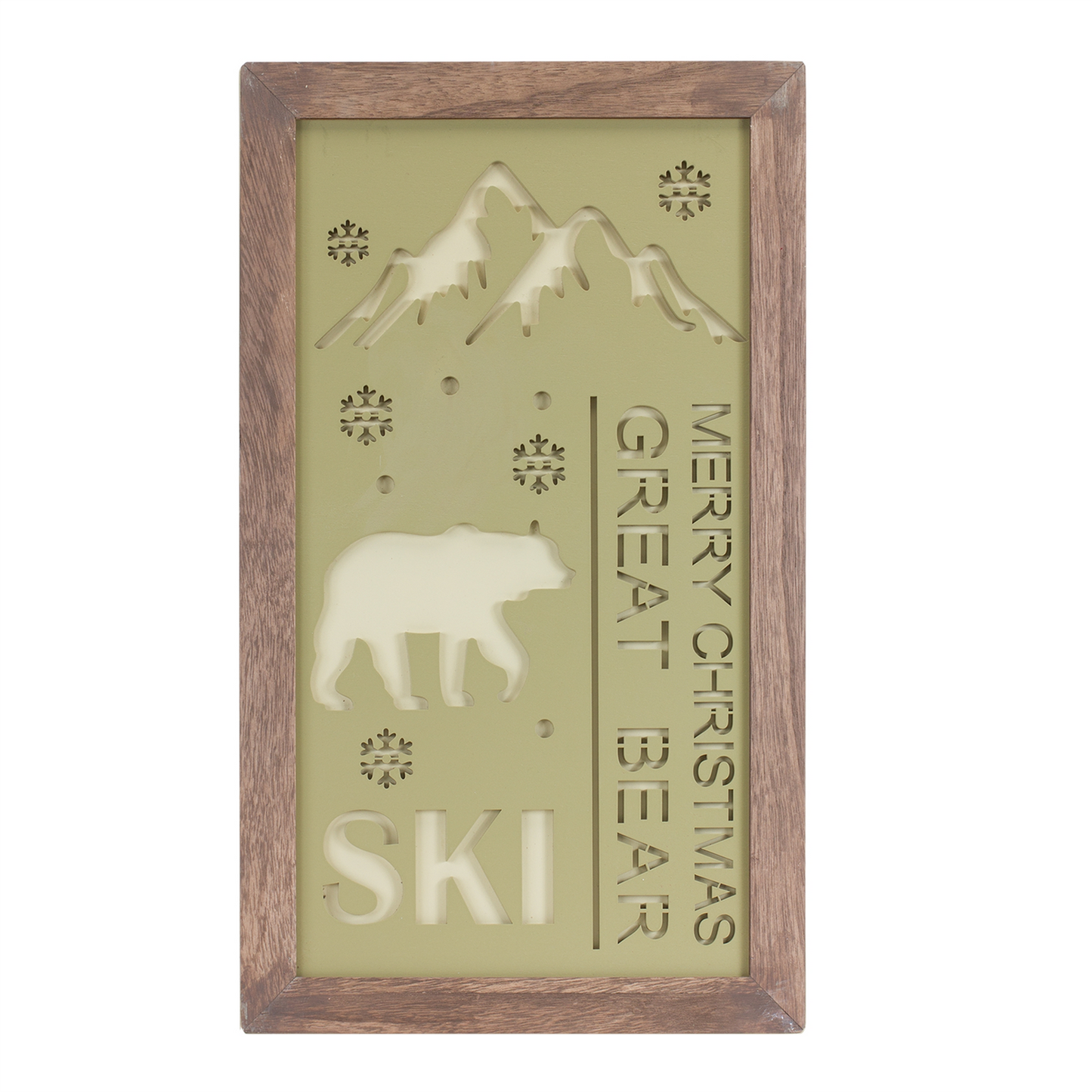 Ski Lodge Plaque Wall Art (Set of 3) -Ship Only