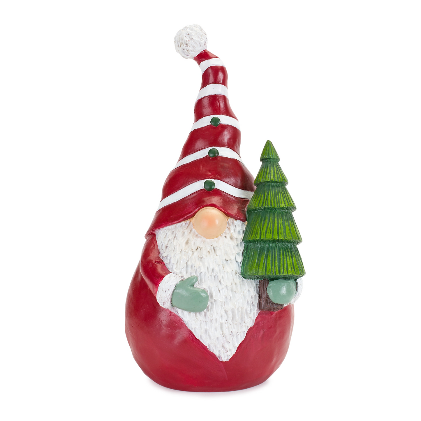 Holiday Gnome with Tree and Present (Set of 2) -Ship Only
