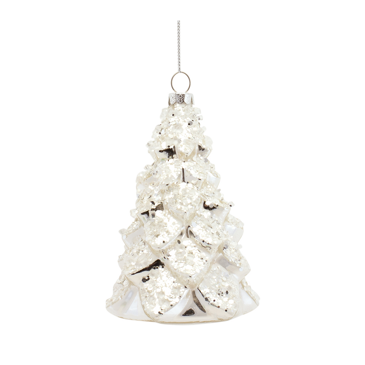 Tree Ornament (Set of 6) 5"H, 5.75"H Glass -Ship Only