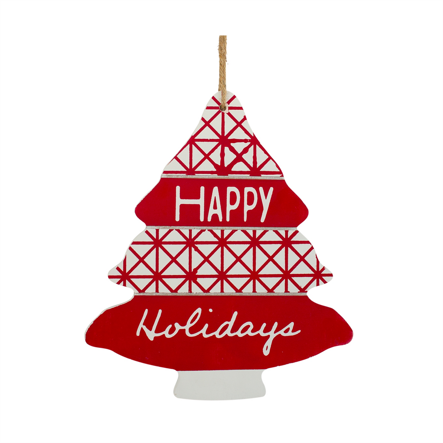 Wood Sentiment Tree Ornament (Set of 12) -Ship Only