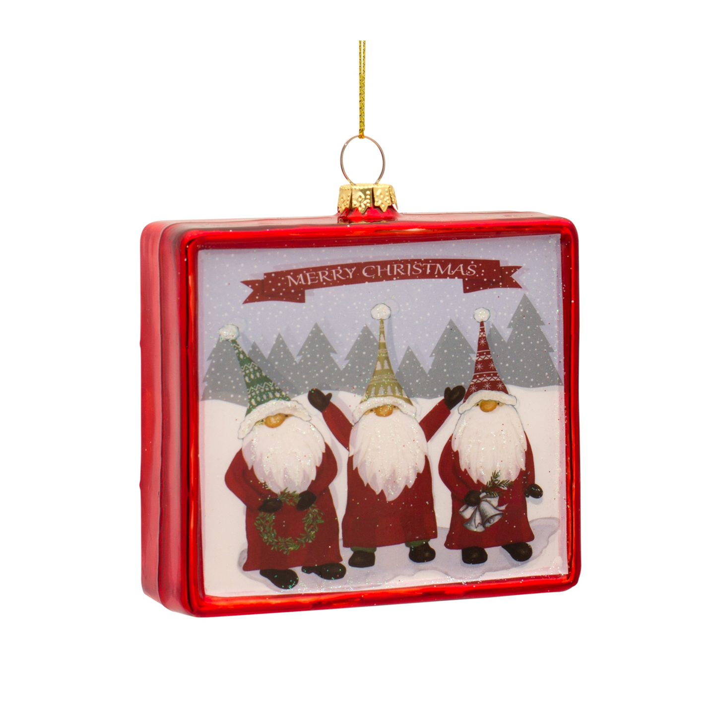 Gnome Merry Christmas Ornament (Set of 12) -Ship Only