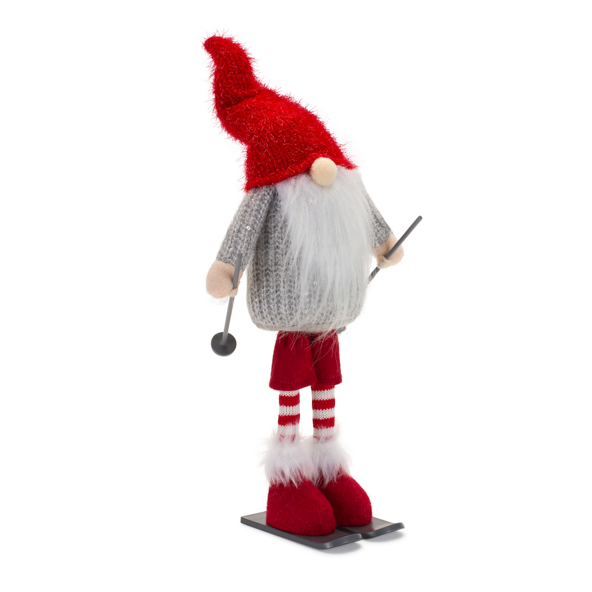 Plush Standing Gnome Skier (Set of 6) -Ship Only