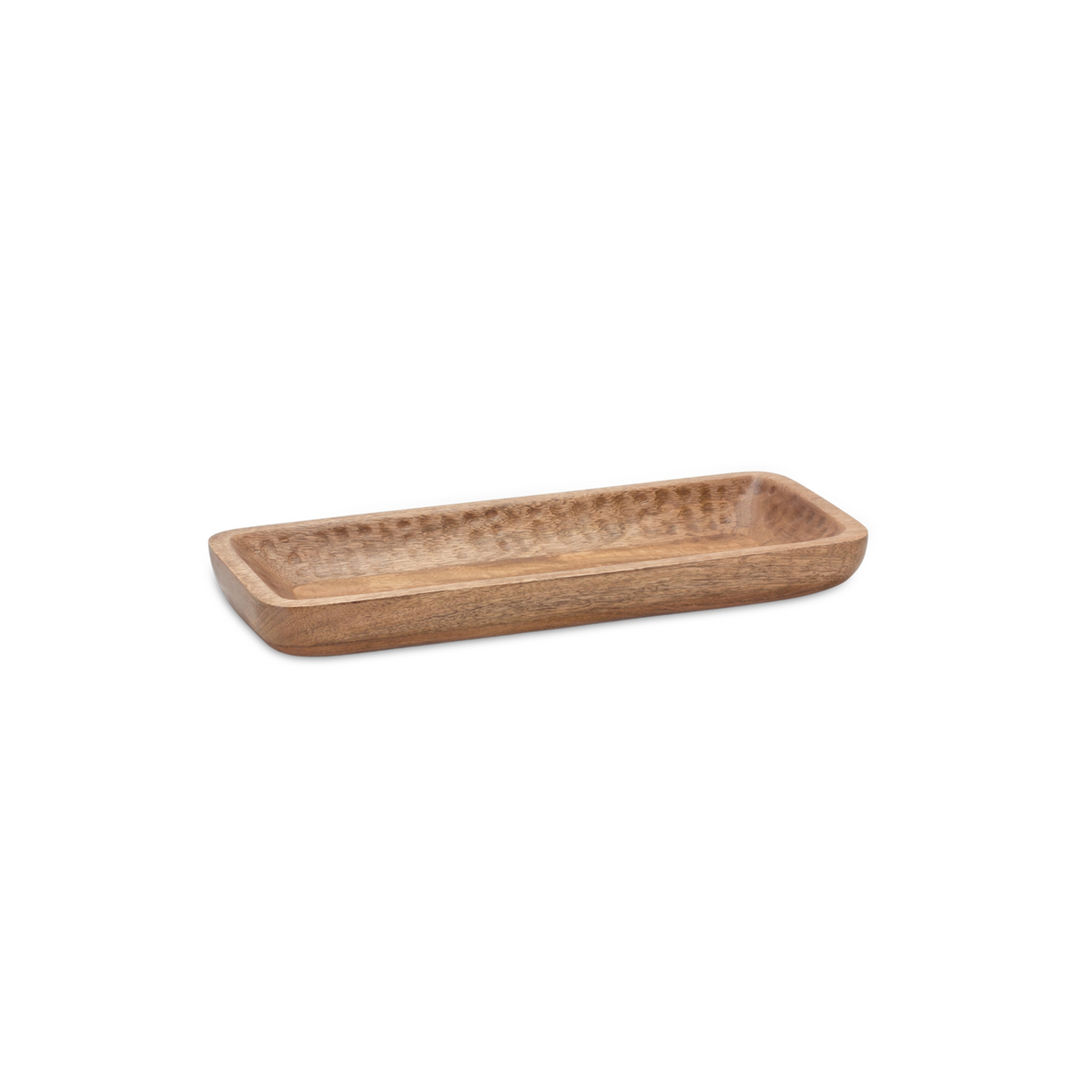 Natural Mango Wood Dough Bowl Tray (Set of 2) -Ship Only