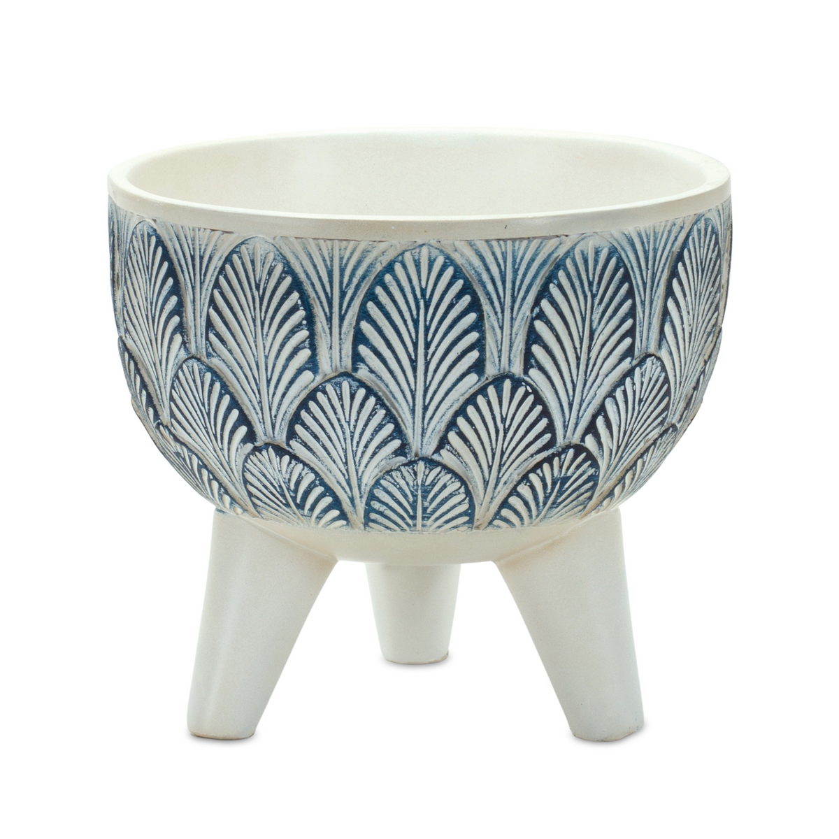 Geometric Leaf Planter with Legs (Set of 2) -Ship Only