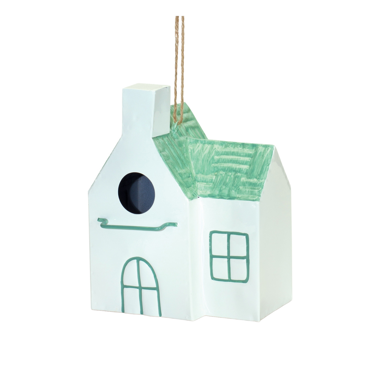 Bird House (Set of 3) 8.25"H, 8.5"H, 9"H Metal -Ship Only