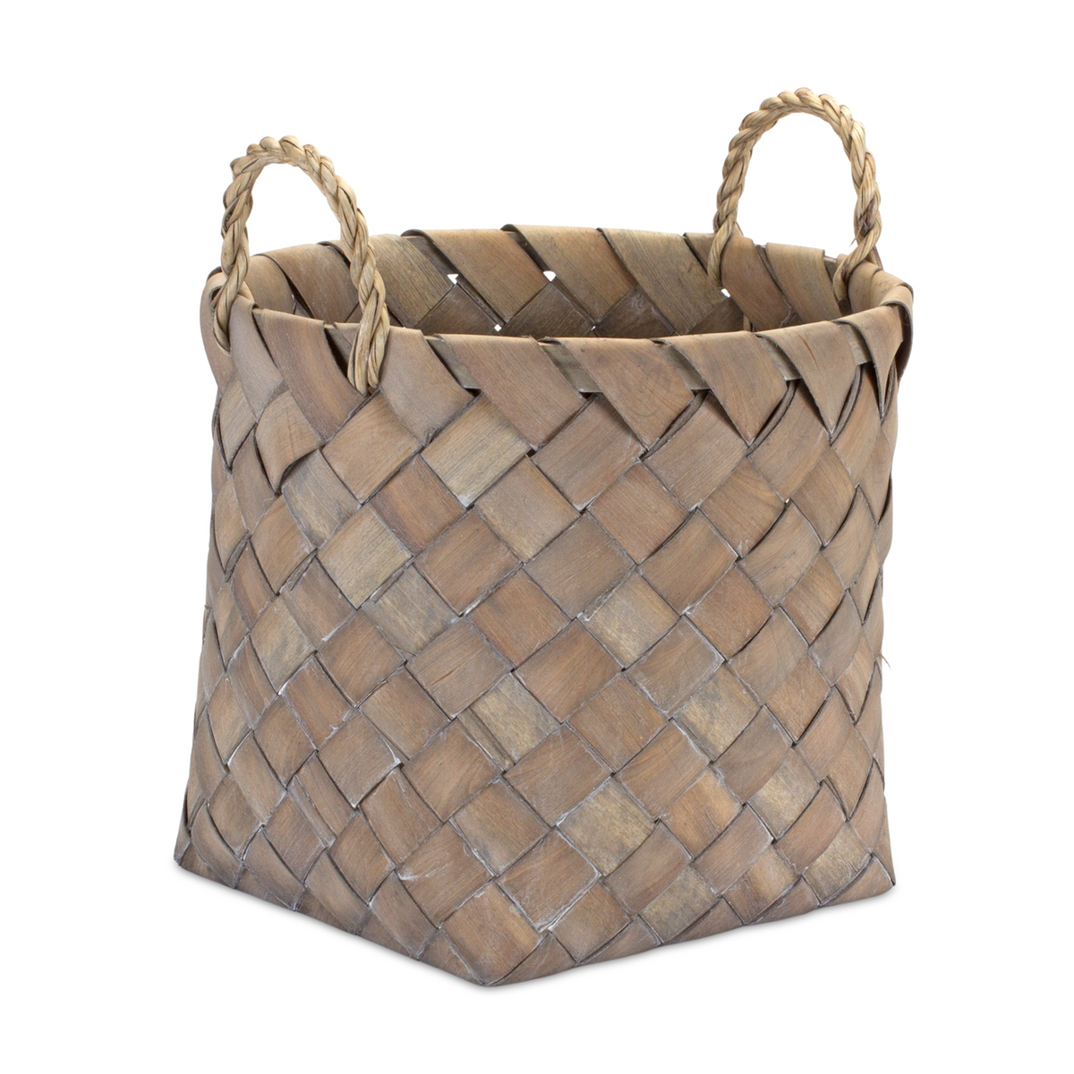 Basket (Set of 3) 9.5"D x 8.5"H, 12"D x 10.75"H, 13.5"D x 11.5"H Wicker -Ship Only