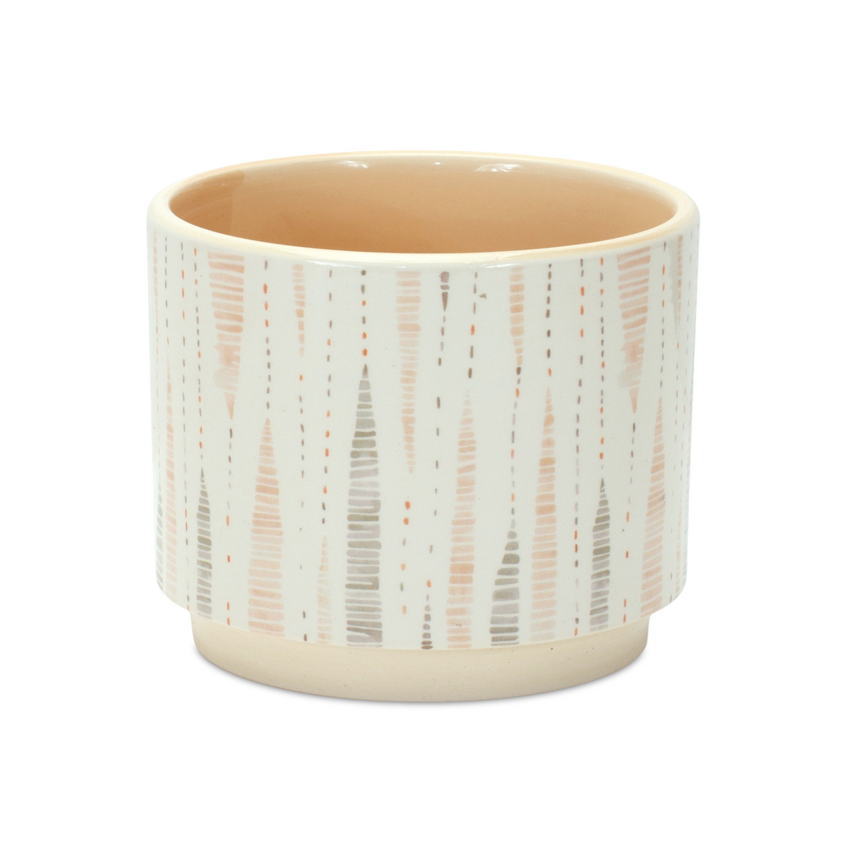 Blush Patterned Stacking Pot (Set of 3) -Ship Only