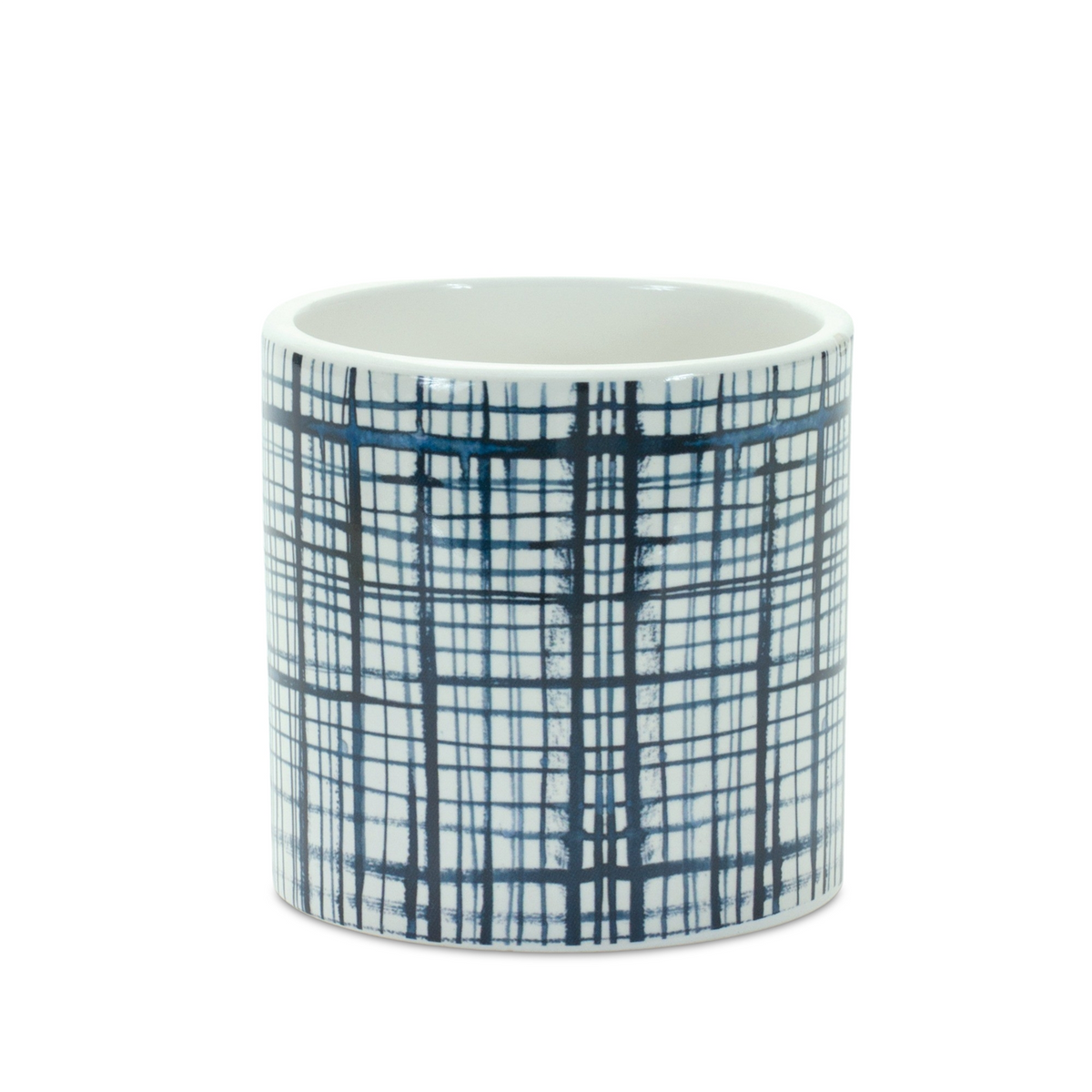 Criss Cross Pattern Planter (Set of 2) -Ship Only
